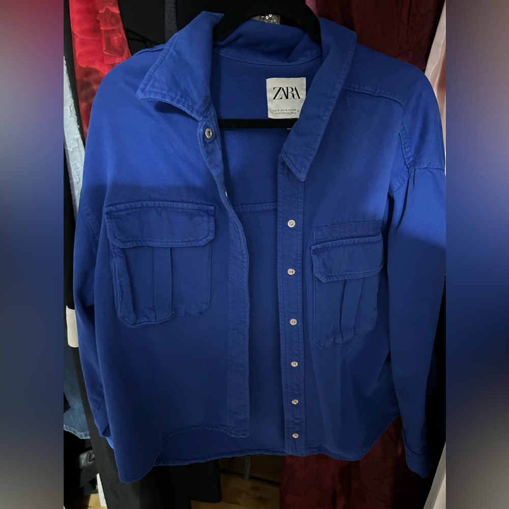 Zara Blue Denim Jacket